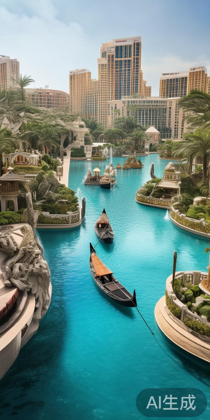 彰显文化融合的景观设计，澳门威尼斯人太阳城充分利用