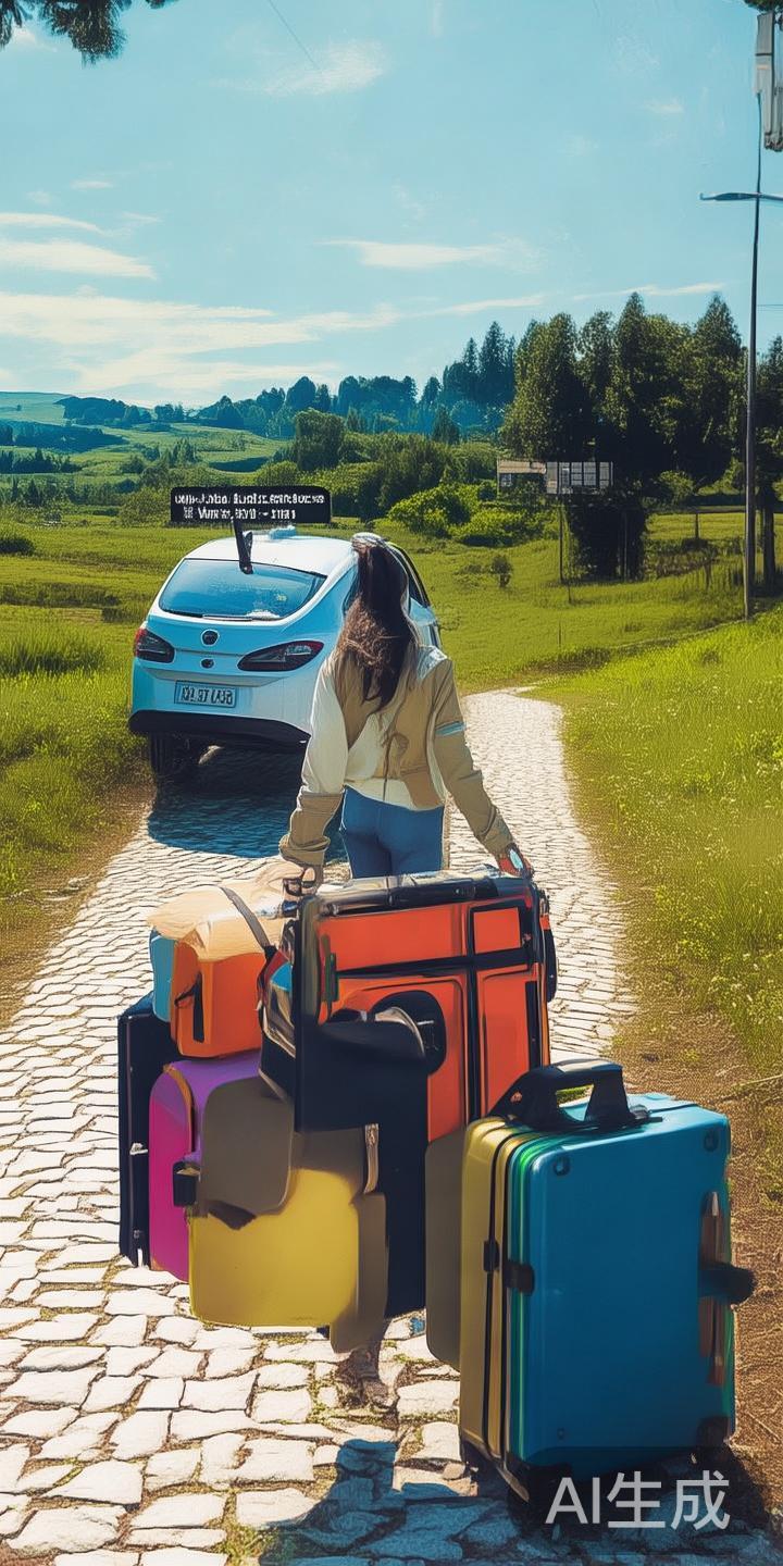 对于偏远区域或携带大量行李的游客，建议选择搭乘出租